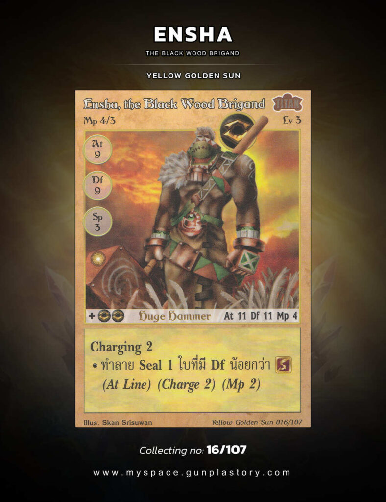 Ensha, the Black Wood Brigand | Summoner Master OG