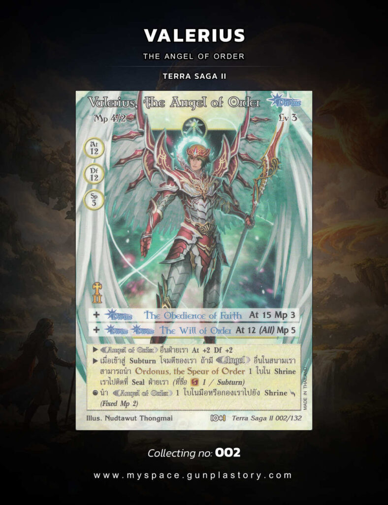 Valerius, the Angel of Order | Summoner Master OG